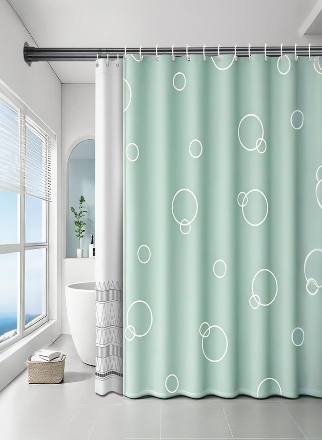Anndason Double Shower Curtain Rod 28 to 75 Inches Elegant Double Shower Rod Adjustable Wall Mounted Double Shower Curtain Pole for Bathroom (Black, 28 to 75") - Image 5