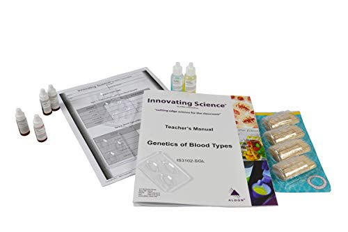 ALDON Innovating Science Genetics of Blood Type Explore How Potential Inheritance Patterns Genetic Expressions Solve Simulated Paternity Dispute Small Group Learning Experiment Kit - Image 1
