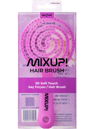 MIXUP 3d Soft Touch Hair Brush Lilac  - Image 1