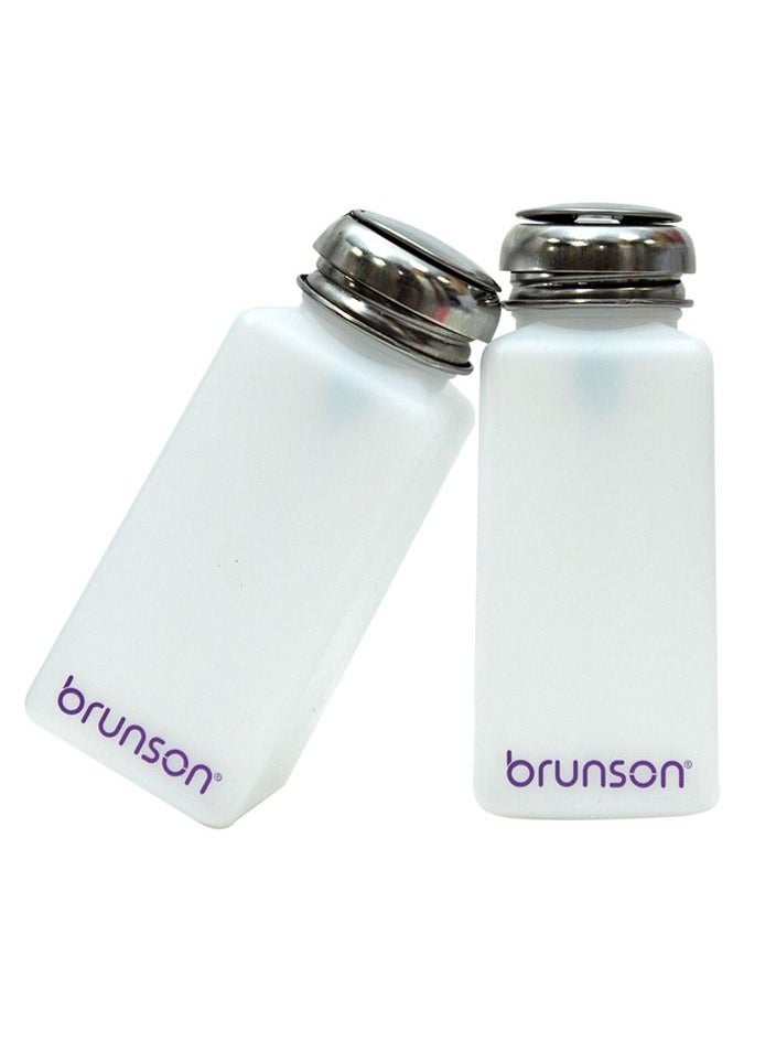 brunson ACETONE PUMP DISPENSER EMPTY NAIL ART POLISH REMOVER PUMP DISPENSER CLEANSER ALCOHOL BOTTLE LIQUID bottle 250ML 1pc APD01  APD01  - Image 1