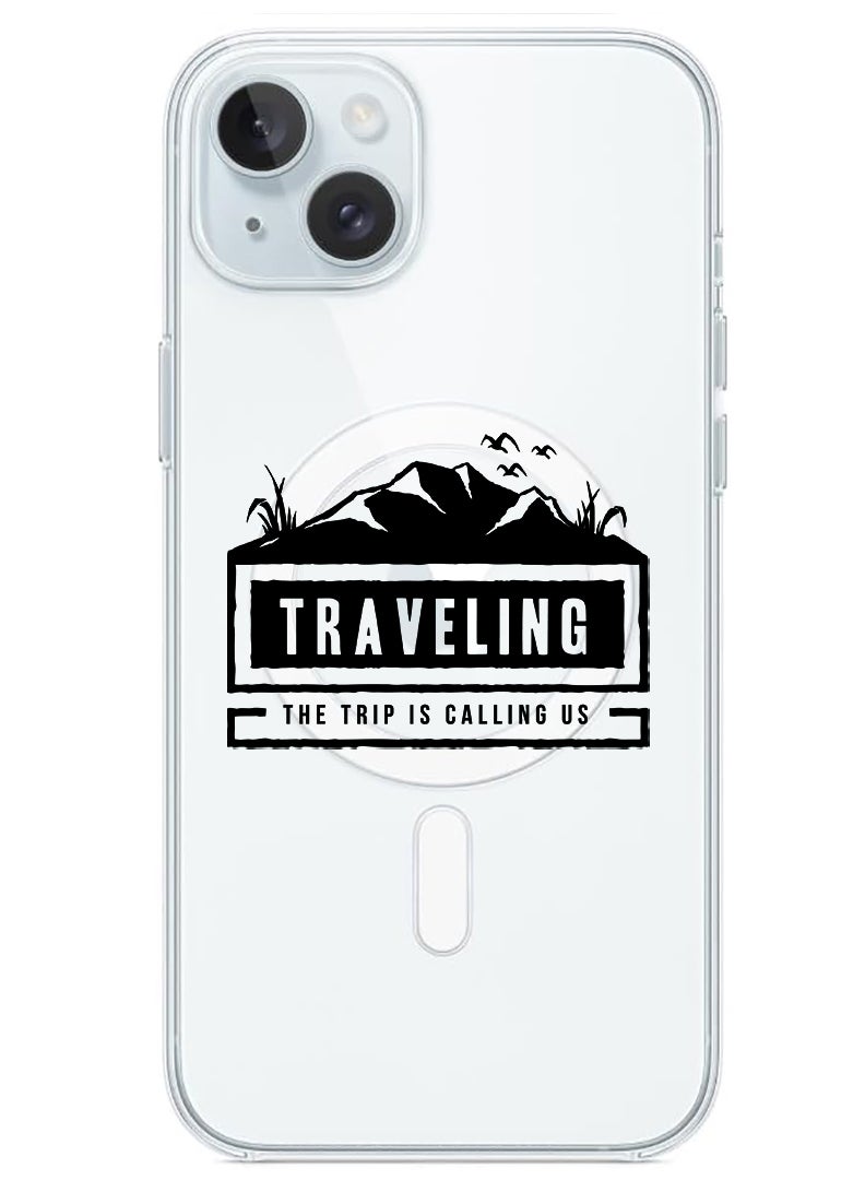 Theodor Magnetic Case for iPhone 15 6.1-inch Compatible with MagSafe Wireless Charging, Shockproof Phone Bumper Cover Travelling copy - Image 1