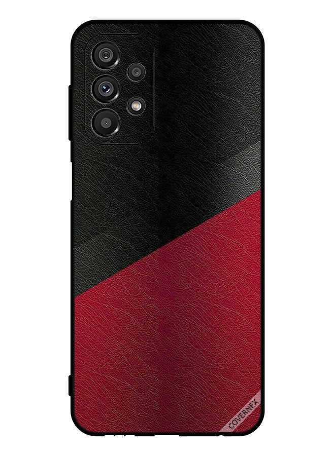 Covernex غطاء واقي لهاتف سامسونج جالاكسي A73 5G بنمط جلد - Image 1