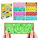 LESONG Sensory Fidget Toys for Kids 9 Pack Squishy GelFilled Sensory Maze for Autism Calming Fidgets Bulk for Classroom Calm Down Corner School Prizes Travel Toys for Car Road Trip Airplane - Image 3