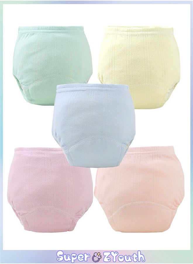 Super ZYouth 5-Pieces Baby Potty Training Pants, Breathable Potty Training Underwear, Toddler Training Underwear for Boy and Girls, Size 90 / 100 / 110  - Image 1