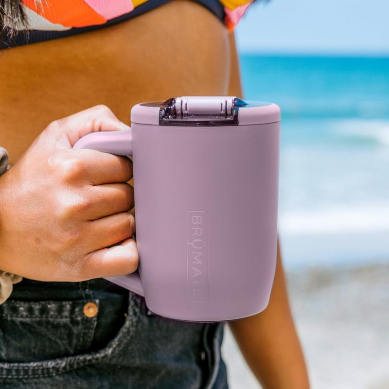 BrÃ¼Mate MÃ¼v - 15oz 100% Leak Proof Insulated Coffee Mug with Handle & Lid - Stainless Steel Coffee Travel Mug - Double Walled Coffee Cup (Mocha) - Image 5