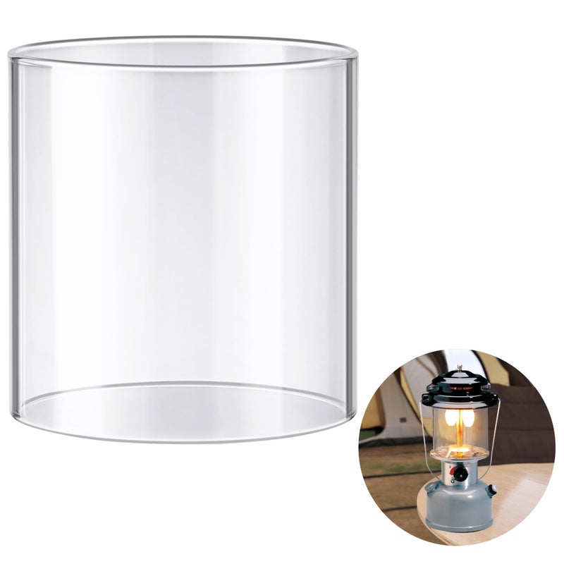 Ceoighe Propane Lantern Globe Glass Replacement Compatible with Coleman Fueled Lanterns, Standard Replacement Parts, Clear Lantern Mantles, Reusable Lantern Mantles Parts for Outdoor Camping Lantern - Image 1