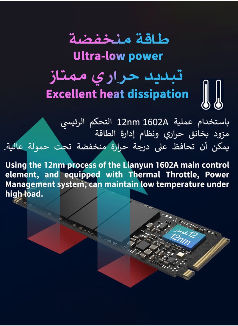 Predator - 512GB SSD PCIe NVMe Gen4 M.2 2280 7200MB/s, Internal Solid State Drives, Compatible with PS5, Desktop computer, Laptop, Including Heatsink, Disassembly Tools and Installation Instructions - Image 1