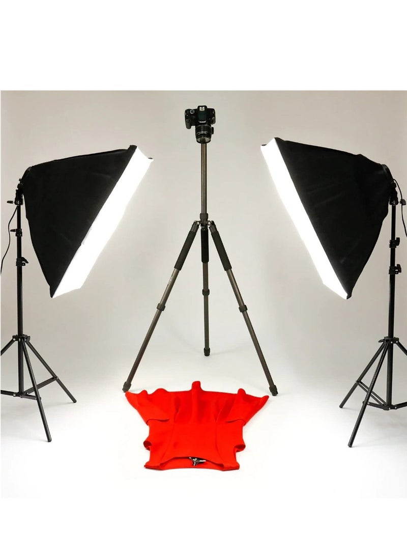 Photography Softbox Studio Kit Rectangle Continuous SoftBox Lighting Bundle [50x70cm Softbox *2pcs] & [Light Holder Stand *2pcs] Photo Studio Equipment Set - pzsku/Z3351E49B2D17182DC450Z/45/_/1676539631/4ad79e40-c35d-4117-b513-3b0cbee29f65