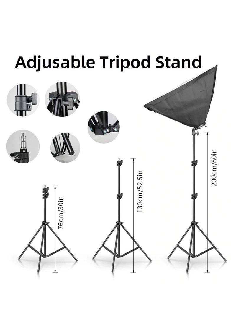 Photography Softbox Studio Kit Rectangle Continuous SoftBox Lighting Bundle [50x70cm Softbox *2pcs] & [Light Holder Stand *2pcs] Photo Studio Equipment Set - pzsku/Z3351E49B2D17182DC450Z/45/_/1676539631/4bbb608a-0c78-4752-a11c-500386fae78f