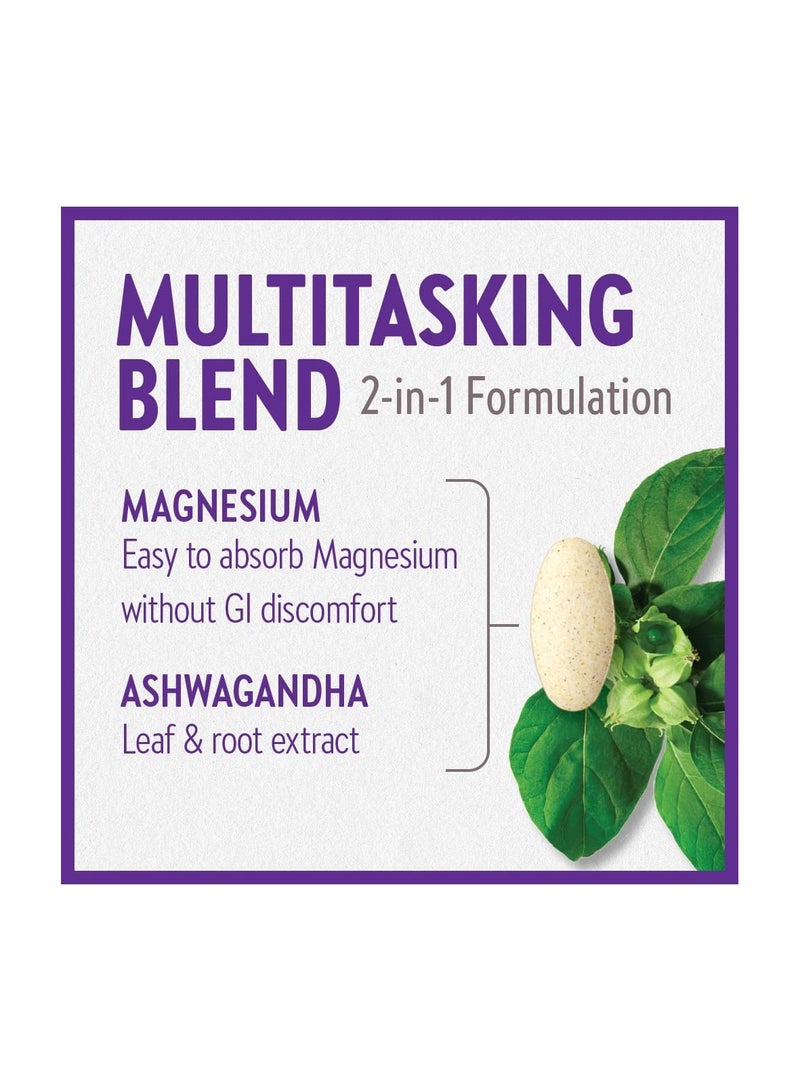 نيو تشابتر مغنيسيوم وأشواغاندا، 30 قطعة، 30 قيراط - Image 4