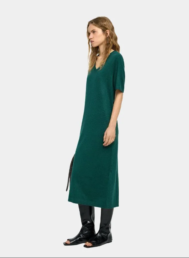 بارفوا فستان ميدي محبوك مع حزام