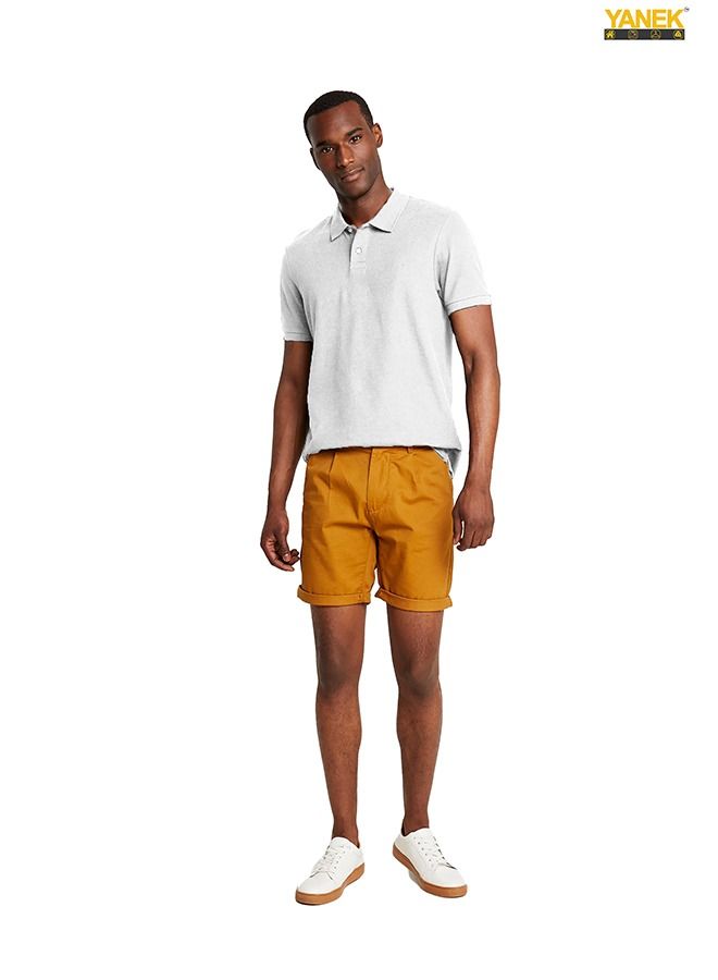 يانيك قميص بولو رجالي ذو قصة عادية، تي شيرت ممتاز بنصف كم - Image 5