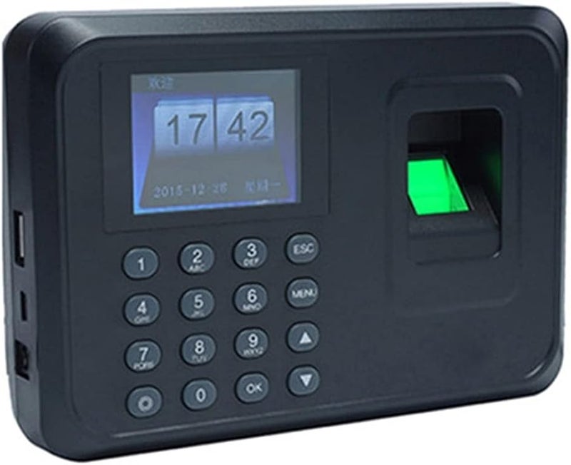 Biometric Fingerprint Attendance Machine USB U Card Password DC5V Office Employee Time Clock - Image 3