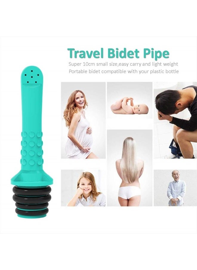 TONELIFE - 3PCS-Pack Portable Bidet Pipe for Toilet, Universal Travel Bidet Compatible with Your Plastic Bottle - Handheld Shattaf for Personal Hygiene, Cleaning, Washing, Outdoor, Camping, Driver,Postpartum - Image 1