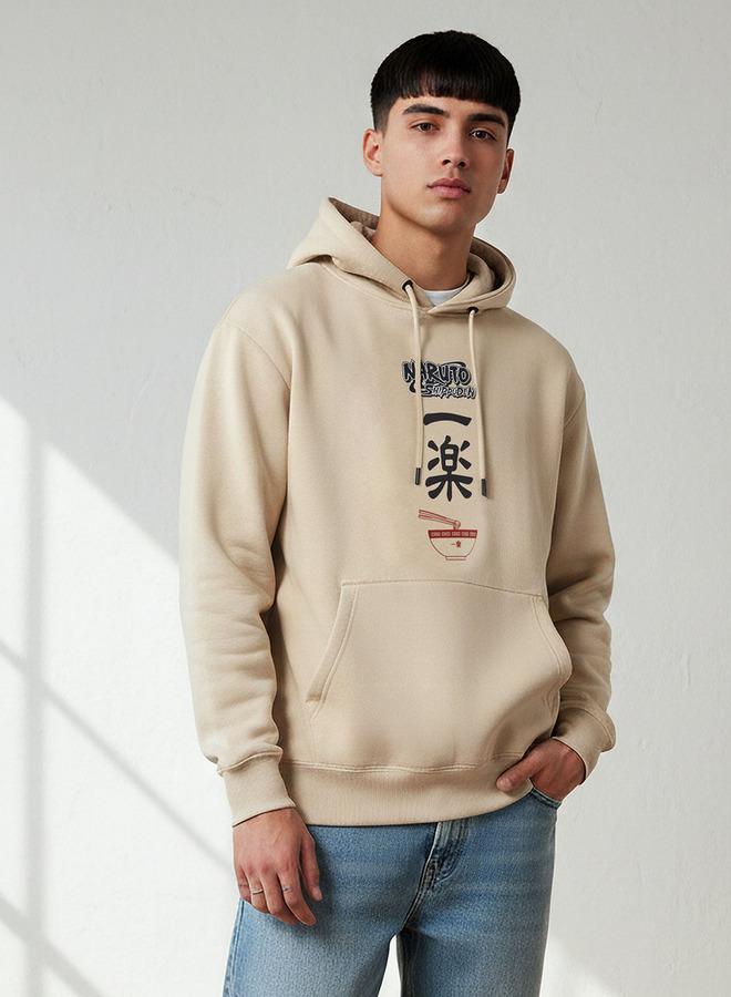SP Characters Men Oversized Naruto Print Hoodie - Image 1