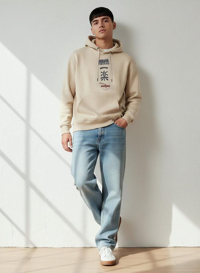 SP Characters Men Oversized Naruto Print Hoodie - Image 2