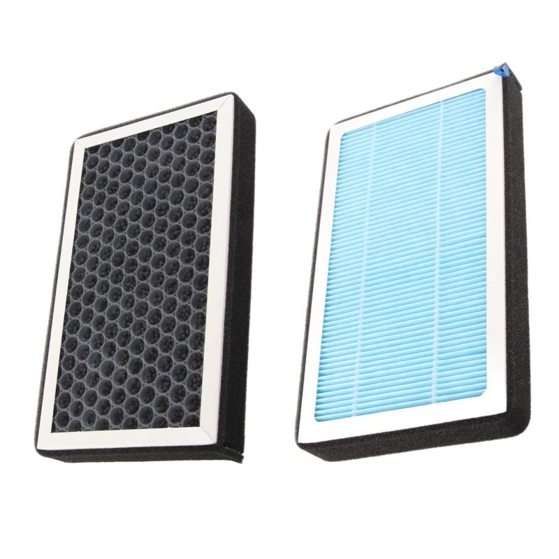 Cabin Air Filter: 2021-2023 Tesla Model 3 & Model Y Replacement - High Density Electrostatic & Activated Carbon Filtration - Powerful Particle Gas Adsorption for Vehicle Interior Passengers - Image 1