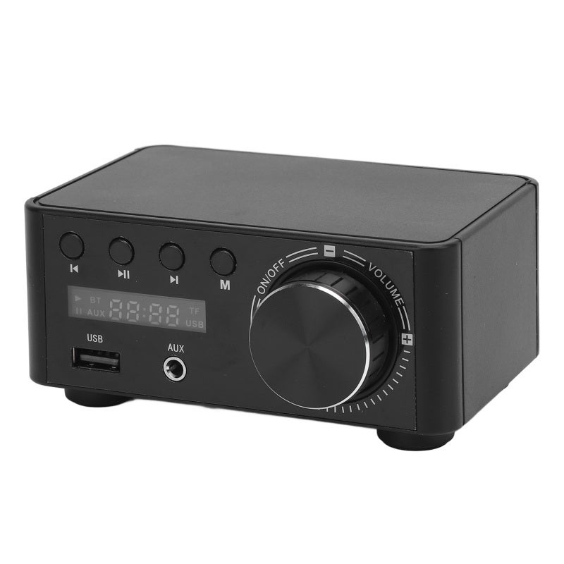 Bluetooth 5.0 Power Amplifier 80W+80W USB Memory Card Direct Playback Digital Power Amp - 4-16 Ohm Speaker Support Bluetooth Stereo Amplifier for Home Passive Speakers - Image 3