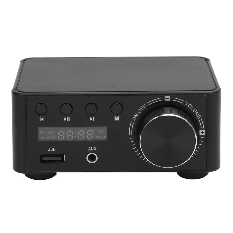 Bluetooth 5.0 Power Amplifier 80W+80W USB Memory Card Direct Playback Digital Power Amp - 4-16 Ohm Speaker Support Bluetooth Stereo Amplifier for Home Passive Speakers - Image 1