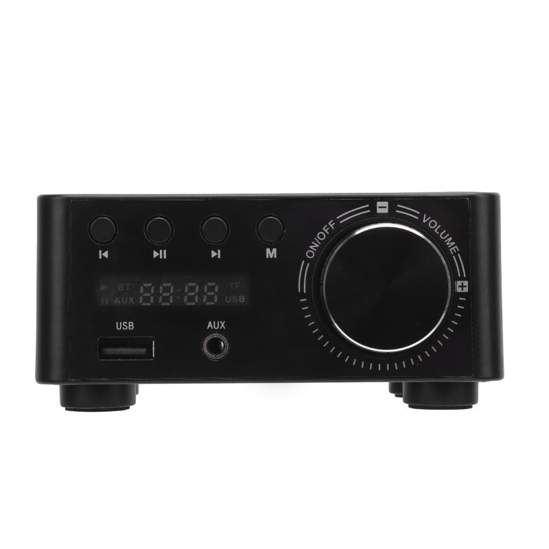 Bluetooth 5.0 Power Amplifier 80W+80W USB Memory Card Direct Playback Digital Power Amp - 4-16 Ohm Speaker Support Bluetooth Stereo Amplifier for Home Passive Speakers - Image 2
