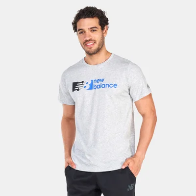New Balance Men's Heathertech Graphic T-Shirt