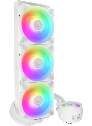 Arctic Liquid Freezer III 420 A-Rgb White Multi Compatible All-In-One CPU Water Cooler  - Image 1