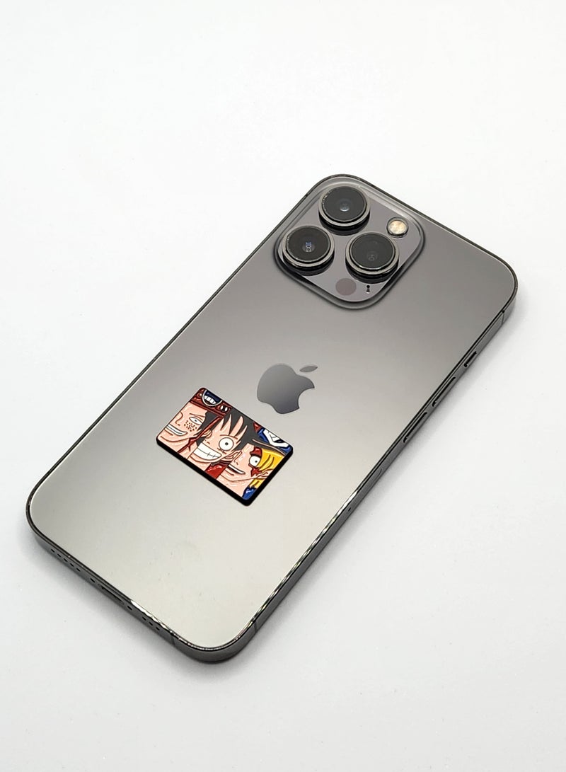 Acnor Anime brothers pin One Piece Three Brothers Sticker for Mobile, Laptop, I pad, Backpacks, Jackets, and Collectors Walls, Doors, Cars, Trucks, Motorcycles, Boats & Laptops - Image 5