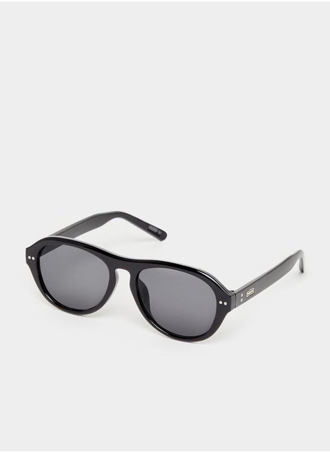 Round Sunglasses with Nose Pads