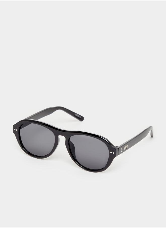Round Sunglasses with Nose Pads