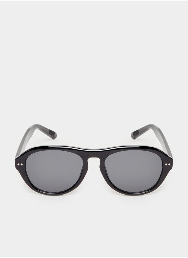 Round Sunglasses with Nose Pads