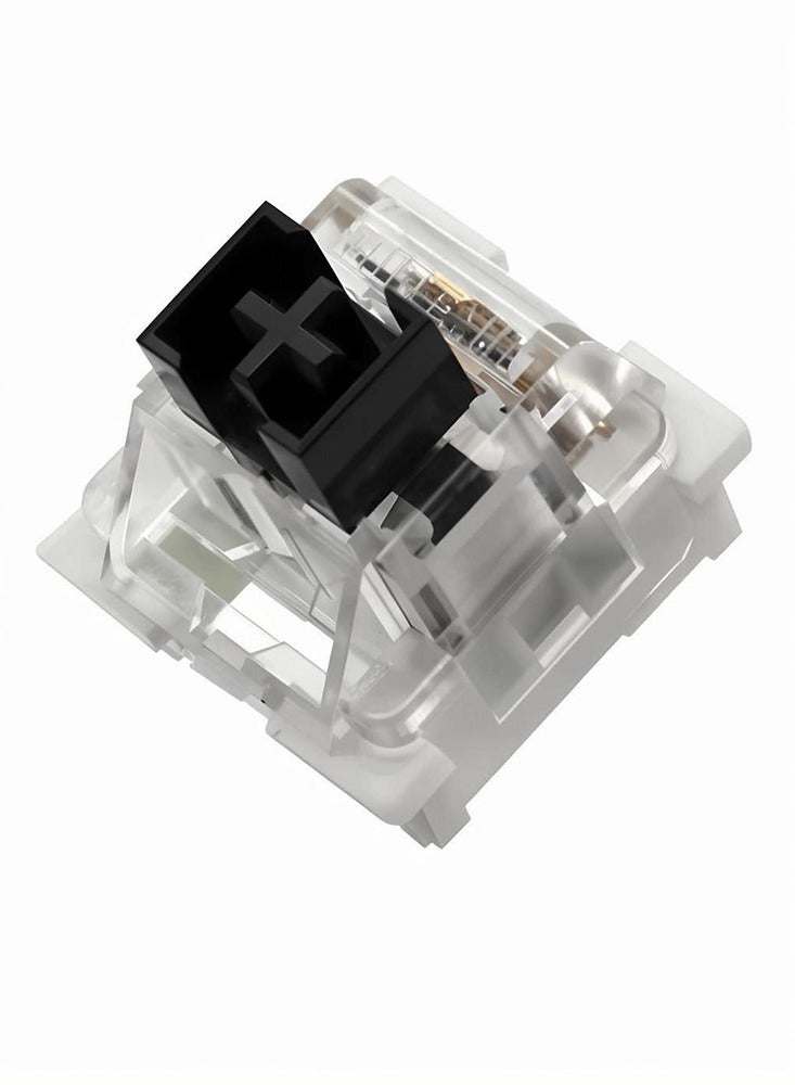 general 110Pcs 3-pin Clicky Linear Tactile Keyboard Switch Outemu Mechanical Keyboard Dust-proof Black Switch  RGB LED SMD Game Console With MX Switch - Image 1