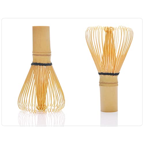 ZENRC Handcrafted Golden Bamboo Matcha Whisk, Traditional Japanese Chasen Matcha Stirrer -Bamboo Whisk Made from Durable and Sustainable Organic Bamboo - Image 2