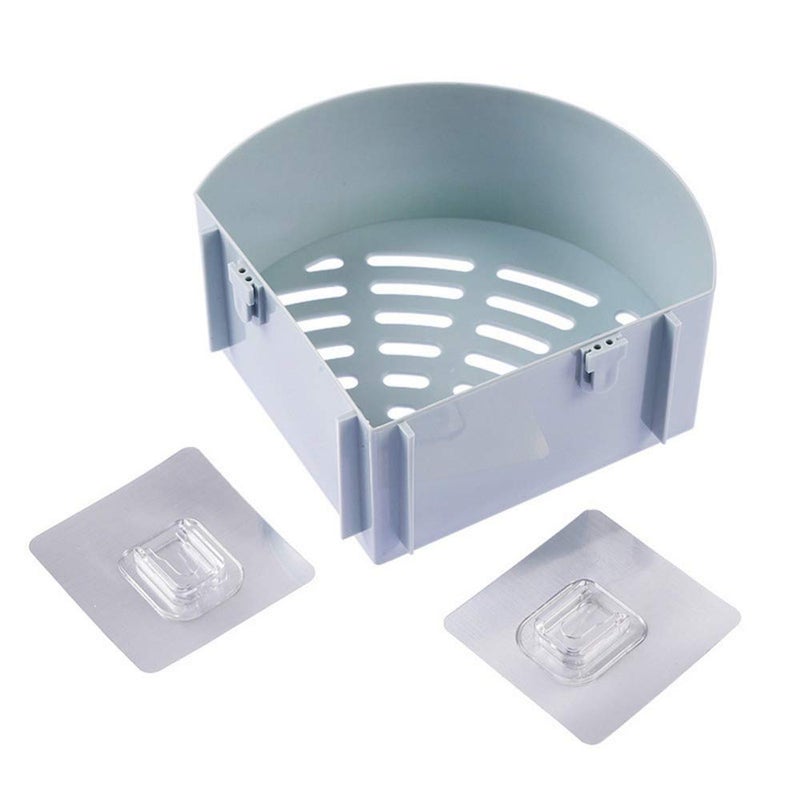 SHOPITECH Bathroom Shelf Wall Mounted Bathroom Kitchen No Drill Storage Rack Super Adhesive Bathroom Rack Shelf 2 Corner Shelf 2 Soap Shelf - Image 5