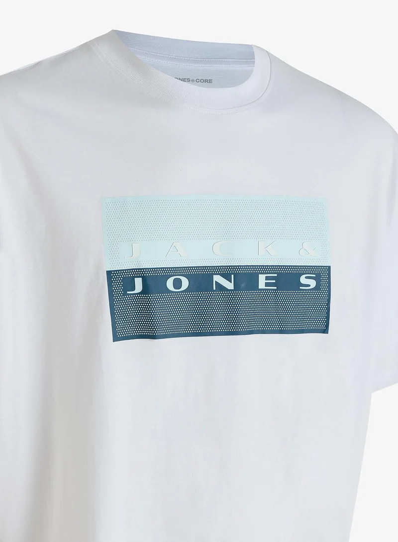 JACK & JONES  Plus Size Graphic Crew Neck T-Shirt for Men | Best Price UAE