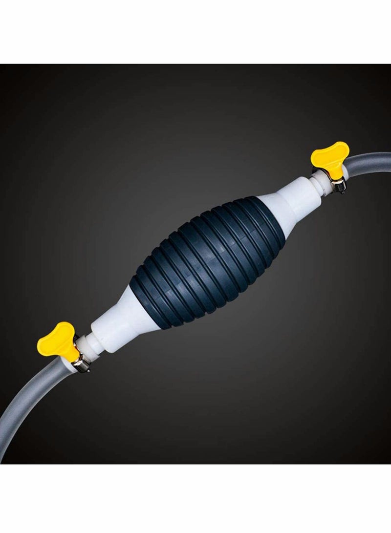 Generic Portable Fuel Transfer Pump for Gasoline and Water, Manual Siphon Hand Pump with Hose for Easy Transfer  - Image 4