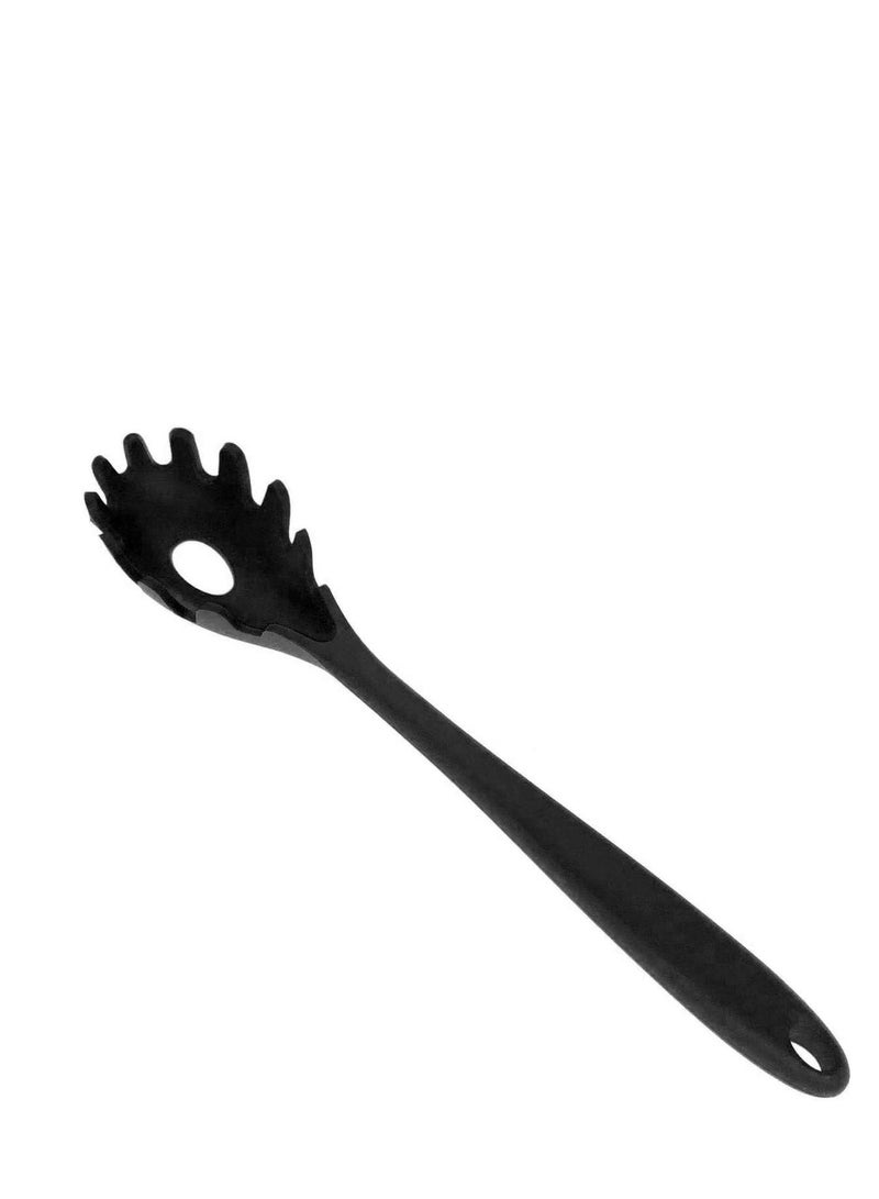 Silicone Pasta Scoop, Black Color  - Image 1