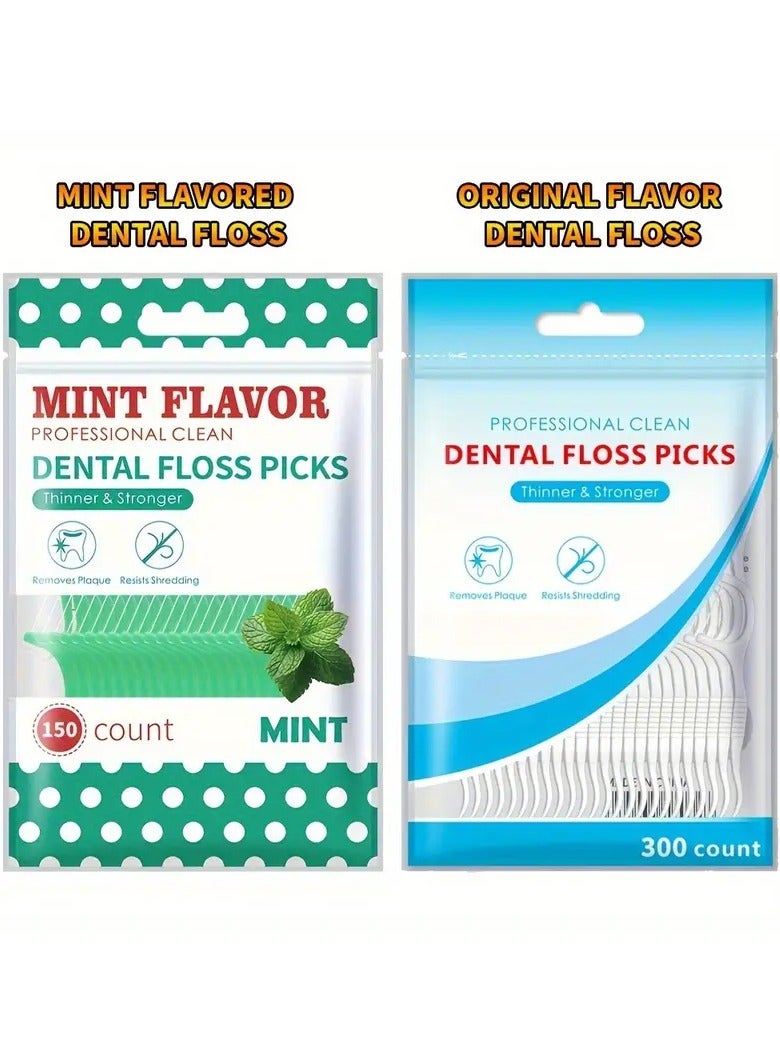 Rozino Mint dental floss stick and original dental floss stick - two styles -150pcs specifications - cleaning interdental tools - Image 5