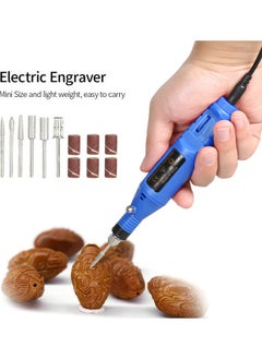 NIBEMINENT Mini Electric Grinder Set Blue/Black/Silver  - Image 4