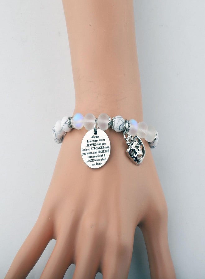 BNQL Drama Mask Bracelet, Large, Black and White, Stainless Steel, Round Bead Chain, Female, Theatre Nerd Gifts, Broadway Lover Gift, Tragedy & Comedy Masks, Actor & Actress Gifts - Image 5