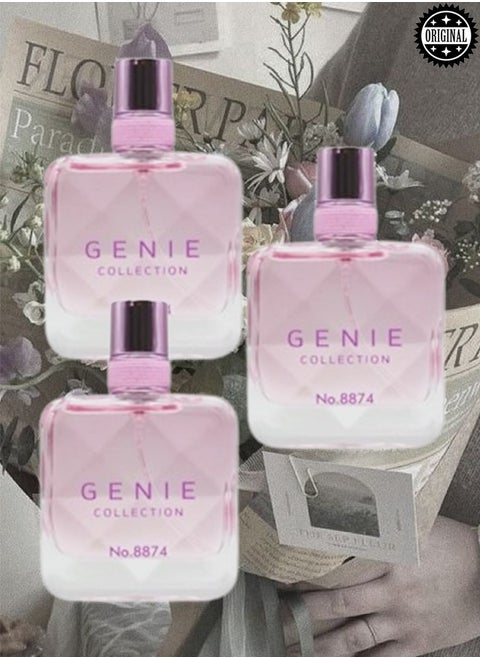 3 Pieces Genie Perfume Number 8874 25ml EDP