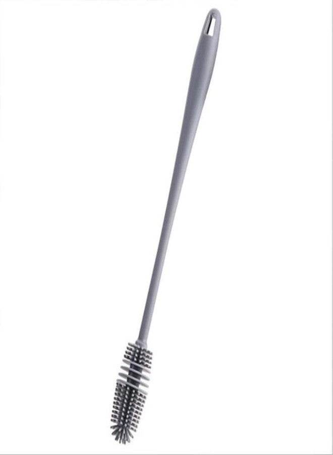 Incrizma Silicone Bottle Cleaning Brush with Long Handle, 12.5" Water Bottle Cleaner for Baby Bottles, Hydro Flask, Sports Bottle, Vase, Glassware, Perfect for Smaller Diameter Bottle Openings (1) - Image 3