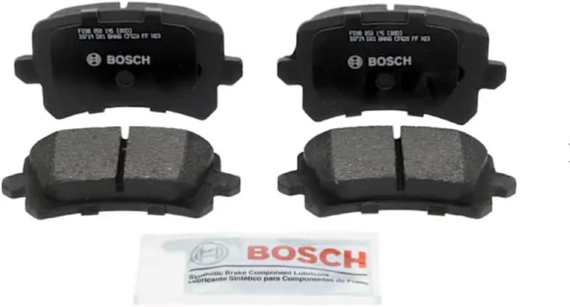 BOSCH BC1348 QuietCast Premium Ceramic Disc Brake Pad Set - Rear for Select Audi and Volkswagen Models - Image 1