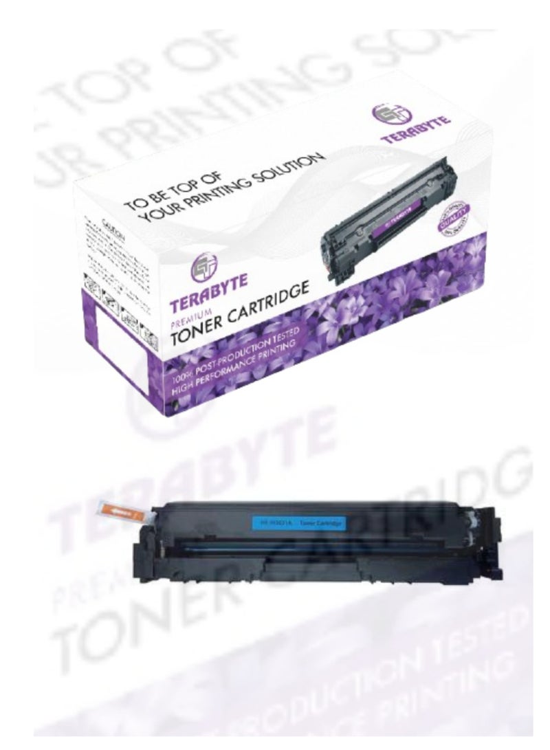 Terabyte 415A with Latest Chip Toner Cartridge compatible with W2030A W2031A W2033A W2032A 2030A 2031A 2033A 2032A Work with Laserjet Pro M454DN M454DW MFP M479DW M479FDN Printers (Cyan) - Image 1