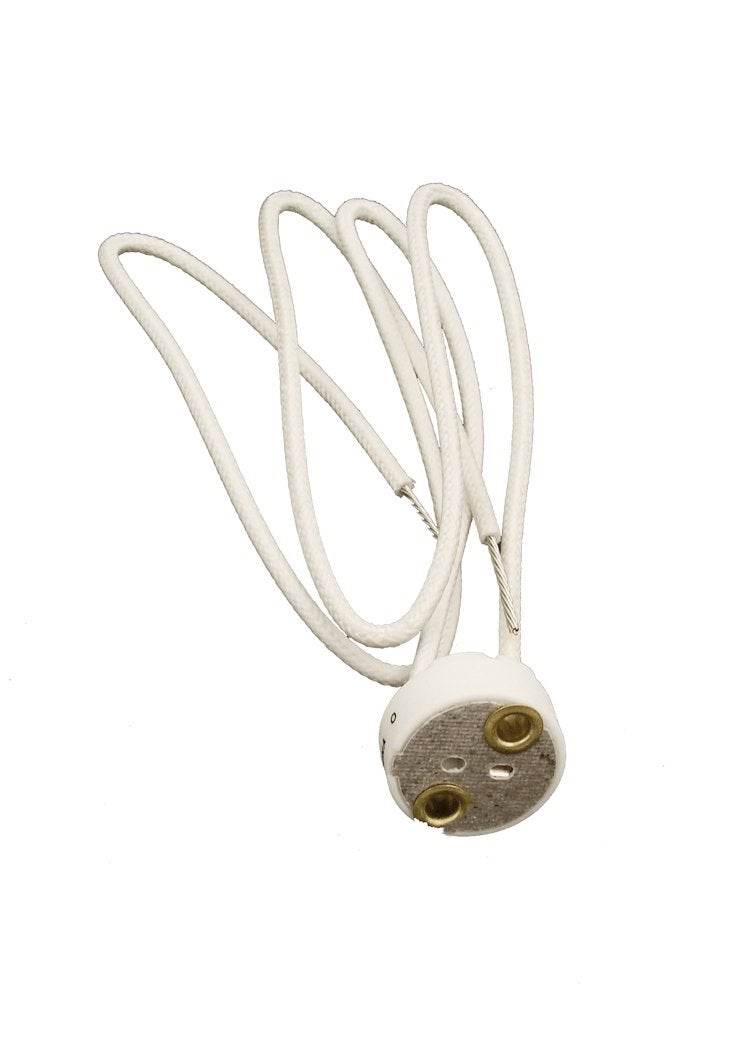 Leviton 80054 Miniature Bi-Pin Base Lampholder for G4, G6.35, GY6.35, GX5.3 Bulbs