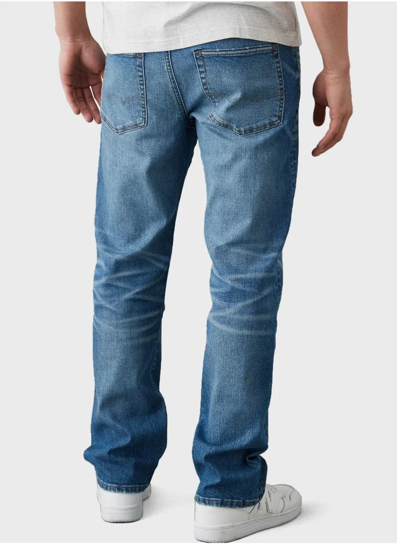 امريكان ايجل Mid Wash Relaxed Fit Jeans