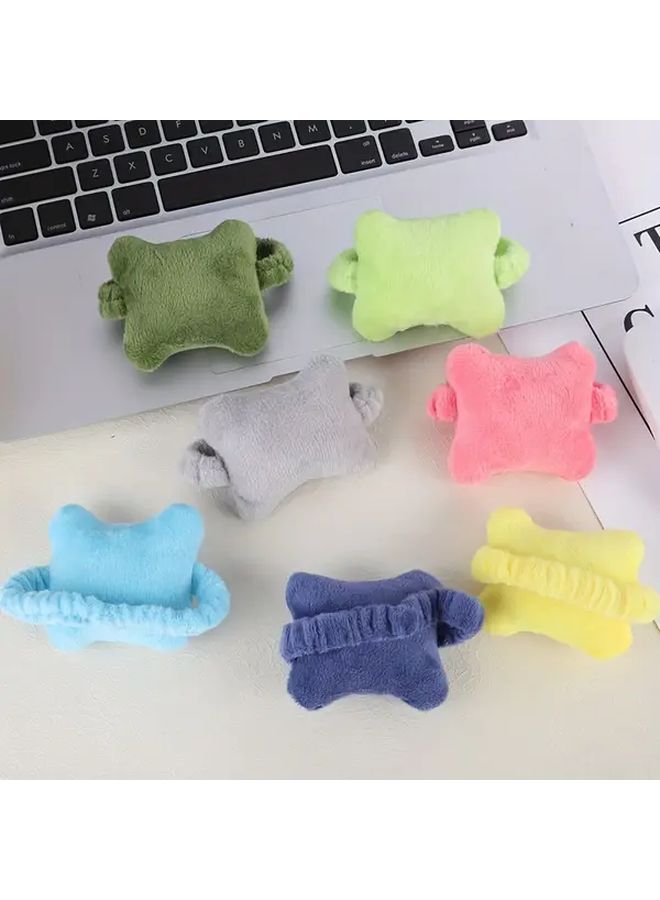 Yellow Wrist Rest Mouse Pad Pillow for Office Desktop Prevention 3.15x2.36inch - Image 3