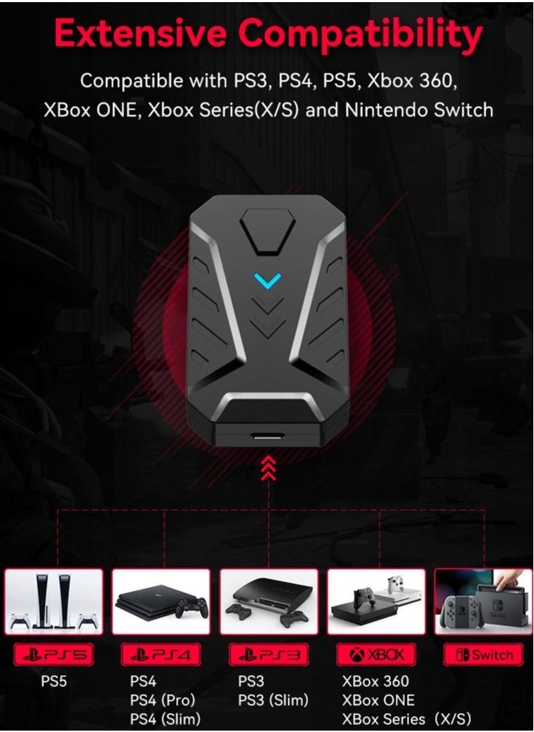 Generic Keyboard and Mouse Adapter, Mouse and Keyboard Converter for PS3, PS4, PS5, Xbox360, Xbox ONE, Xbox Series and Nintendo Switch  - Image 5