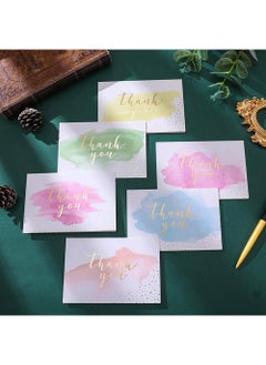 Sweet seven Watercolor Thank You Cards - 12 Packs with Envelopes for Wedding, Graduation, Teacher, Family  - Image 1