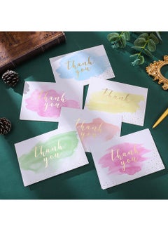 Sweet seven Watercolor Thank You Cards - 12 Packs with Envelopes for Wedding, Graduation, Teacher, Family  - Image 5