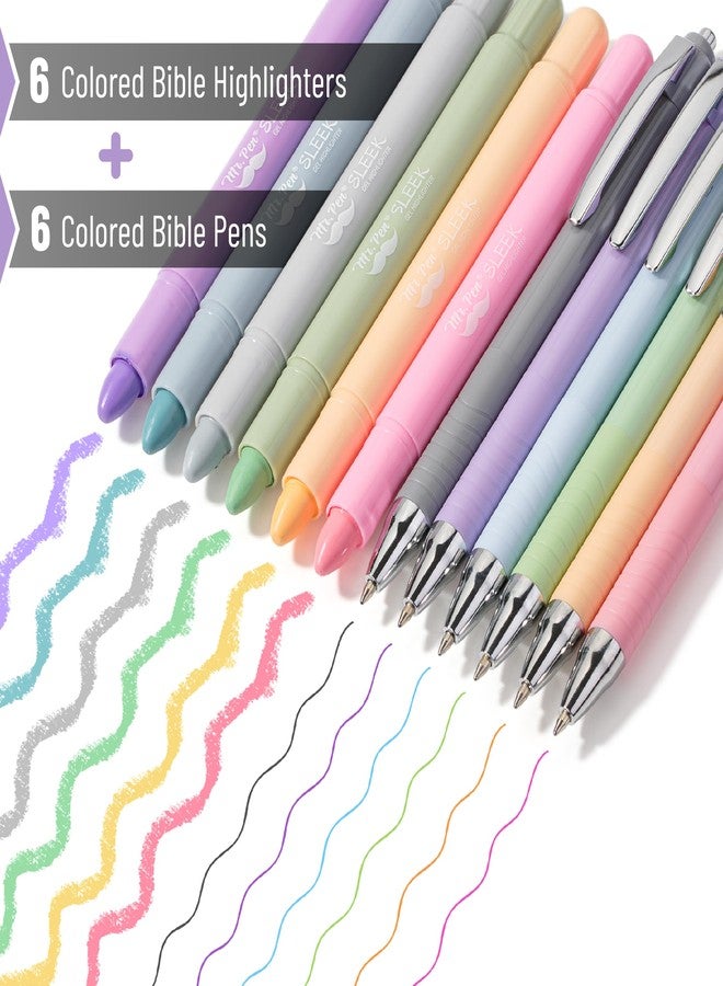 Mr. Pen- Bible Highlighters and Pens No Bleed, 12 Pack, Gel Highlighters, Bible Pens No Bleed Through - Image 2